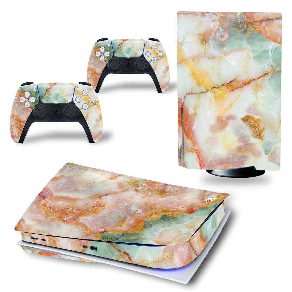 White Playstation 5 Stickers Vinyl Decals PS5 Disk