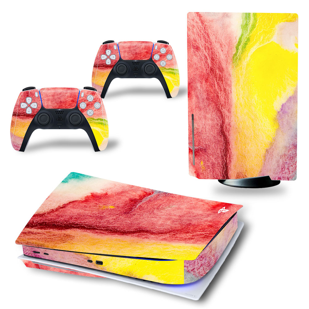 White Playstation 5 Stickers Vinyl Decals PS5 Disk