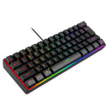 61 Keys RGB Gaming Keyboard Key Punchless Wired Keyboard