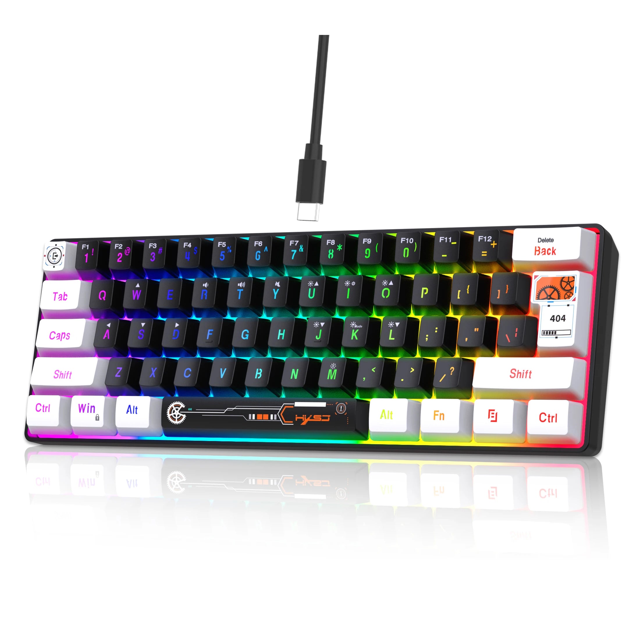 60% Mini 61 Key RGB Backlit 
Keyboard
