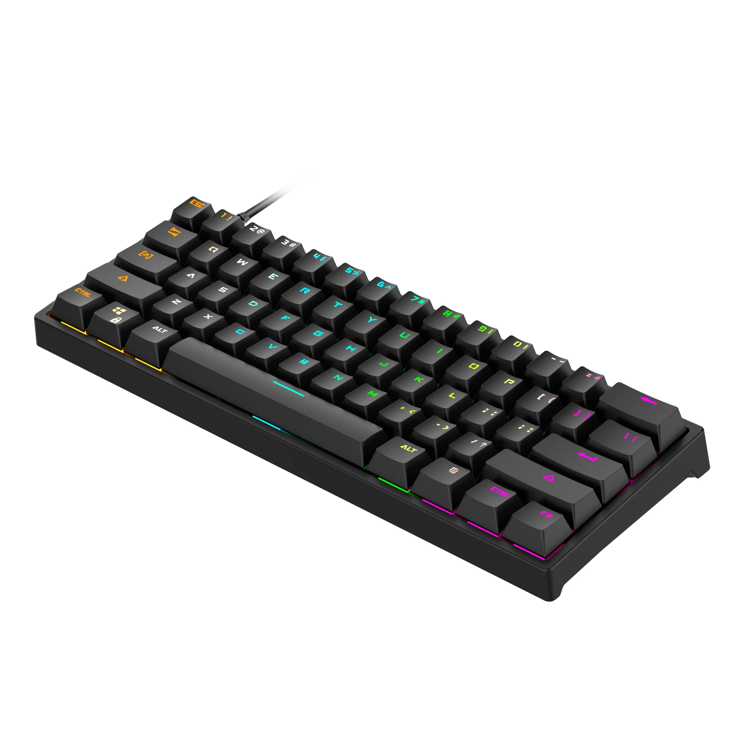 Mechanical 61-Key Gaming Keyboard